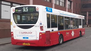 First Day  Superloop  ADL E200  ENX18  LJ12BYD  on Route SL5  at Bromley North  03022024 [upl. by Kaliski]