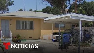 Vence protección contra desalojos de inquilinos en Los Ángeles  Noticias Telemundo [upl. by Hada]