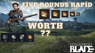 Musket Enjoy Montage  Five Rounds Rapid Build  Conquerors Blade Gameplay Montage [upl. by Jacquet]