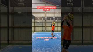 Exercice pour améliorer ta VIBORA 🧠🎾 padel padelpractice padeltraining [upl. by Rbma]