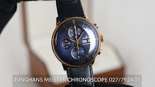 Junghans Meister Chronoscope 027792401 [upl. by Hoenack]