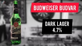 Budvar dark lager 47  Budweiser Budvar  review No 1439 [upl. by Enicar70]