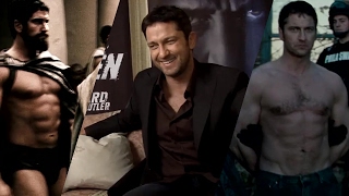 Gerard Butler quotMy sixpack in 300 is ridiculousquot Law Abiding Citizen Junket Interview Norway 2009 [upl. by Eshelman380]