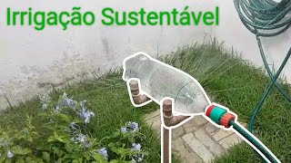 Como fazer um irrigador sustentável com garrafa PET [upl. by Neyrb]