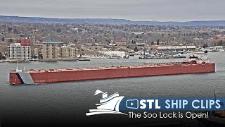 The SOO Locks are OPEN Watch the first two vessels through StreamTime LIVE Ship Clips [upl. by Dawkins]