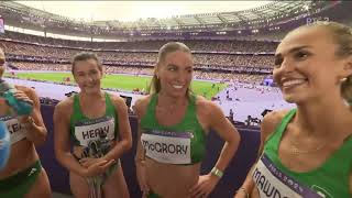 Ireland has reached the final of the women’s 4x400m relay at the Paris Olympic Games 2024 [upl. by Karlik]