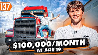 19 YearOld Starts a Trucking Business [upl. by Uriiah]