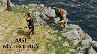 Showdown with Kamos Watch That First Step Age of Mythology Retold Campaign Titan Difficulty [upl. by Alimrahs]