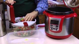 How to Make Homemade Beef Stew in a Pressure Cooker Using a Genius Food Chopper [upl. by Gytle718]