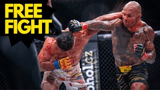 Jungwirth vs Truscek  FREE FIGHT  OKTAGON 33 [upl. by Cly104]