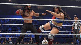 Live WWE Match  Roman Reigns Vs Nikki Bella  WWE Smackdown Fight 166 [upl. by Atiker]