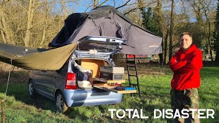 Needed Rescuing  First Test with My New Car Camping Setup And Theres One Really DANGEROUS Problem [upl. by Meir]