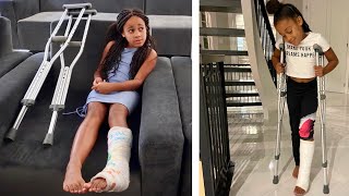 The Girl with a BROKEN LEG the Full Movie  FamousTubeFamily [upl. by Haidabej]