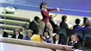 1ST T URS Oksana Omelianchik BB  1985 World Gymnastics Championships 9900 [upl. by Africa971]