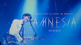 WOODZ AMNESIA Live Clip 2023 WOODZ World Tour ‘OOLI and’ in Seoul [upl. by Jilly]