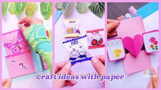 paper craft  diy paper craft ideas easy gift ideas diy gift  diy pencil case  diy ily card [upl. by Fiorenze934]