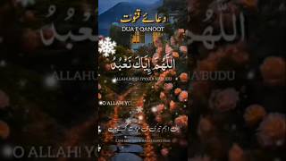 DUA E Qunoot islamic short youtubeshorts trending viralvideo [upl. by Melvena]