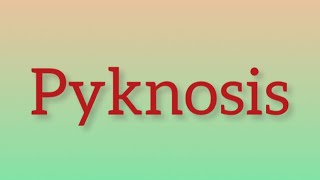 Pyknosis [upl. by Yreffeg]