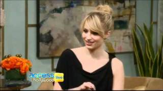 Dianna Agron Interview Access Hollywood [upl. by Weisler266]