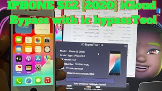 iPhone SE2  2020  iCloud bypass with ic bypassTool No signal ⚠️ [upl. by Gyasi]