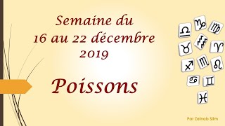 Prévisions des Poissons du 16 au 22 décembre 2019 [upl. by Laeria]