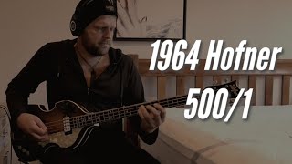 1964 Hofner 5001 Violin Bass [upl. by Krakow]