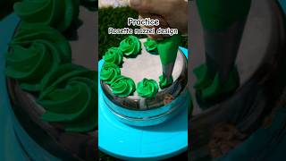 How to make cake rosette  nozzel design  youtubeshorts cake shortsfeed shorts ytshort [upl. by Melodee794]