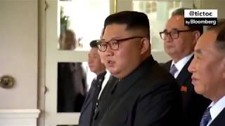 Trump With Kim Jong Un Jokes to Media ‘We Look Handsome and Thin’ [upl. by Jourdan]