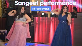 Sangeet Dance Choreography Sisters Dance Grooms side [upl. by Hescock]