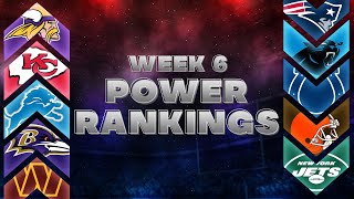 NFL Week 6 Power Rankings [upl. by Harsho]