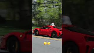 Cars Leaving Car Meet carshow ferrari ferrari812 488pista shorts [upl. by Yednil281]