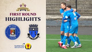 Boness United 30 Darvel  202324 Scottish Gas Scottish Cup First Round Highlights [upl. by Yssim]