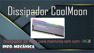 Dissipador para memoria ram com ARGB [upl. by Ylrebmi168]