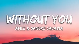 Avicii  Without You Lyrics ft Sandro Cavazza [upl. by Llevram802]