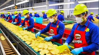 how pringles are made factory production processJelly discovery [upl. by Cogen911]