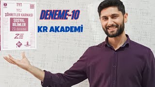 Deneme10  Şöhretler Karması 20li TYT Branş Denemesi  Tarih Sorularının Çözümleri  Ali Gürbüz [upl. by Anikram134]