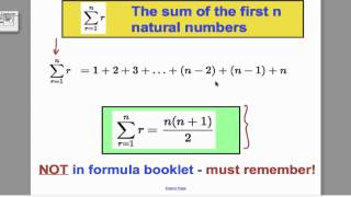 Series amp Sigma notation 1 FP1 Edexcel ALevel [upl. by Laurel]