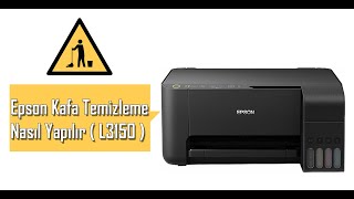 Epson Kafa Temizleme Nasıl Yapılır  L3150 [upl. by Hamil]