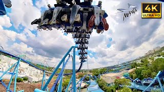 Manta  SeaWorld Orlando Back Row POV 4K 60fps [upl. by Reginnej]