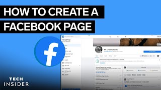 How To Create A Facebook Page [upl. by Constantina]