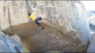 Bishop Bouldering Xaviers Roof V11 [upl. by Feld]