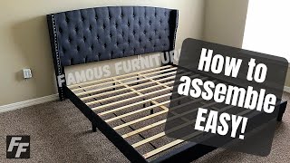 How to assemble a platform bed [upl. by Sldney]