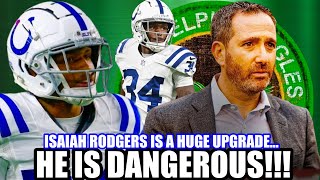 💥On The Hot Seat Howie Roseman Is At His Most DANGEROUS🔥Isaiah Rodgers Is A UPGRADE The Eagles Need [upl. by Ddart857]