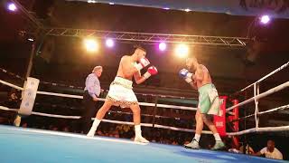 Combate de Navid Mansouri VS Jorge Fortea Campeonato Intercontinental Peso Super Welter IBF [upl. by Semele865]