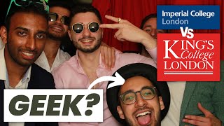 🤓 STEREOTYPES  Kings College London vs Imperial College London Medical School DoctorKenji [upl. by Acnalb]