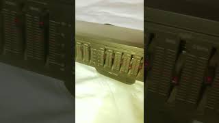 Technics SH8038 Stereo Graphic Equalizer retro music stereo technics [upl. by Enelrahs]