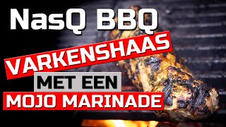 VARKENSHAAS met Mojo Marinade  NasQ BBQ [upl. by Atteroc667]