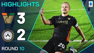 VENEZIAUDINESE 32  HIGHLIGHTS  TWO penalties in thrilling comeback  Serie A 202425 [upl. by Apollus58]