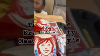 Krabby Patty Review Wendys halloween wendys foodreview foodie [upl. by Genaro]