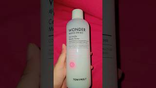 wonder ceramide toner korean skincare product tonymoly wonder koreanskincare shorts ytshorts [upl. by Llerrut]